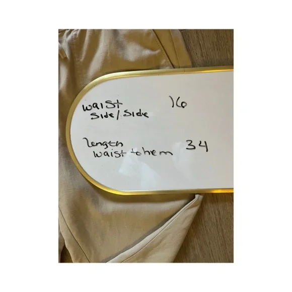 Banana Republic classic minimalist pull on drawstring preppy pants - Picture 5 of 5